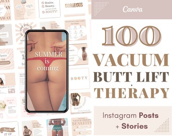 Inlägg om kroppsskulpturering Vakuumterapi Inlägg om Instagram Stories IG-mallar Kroppskonturering Estetiker Kroppsskulpturering Insta Vakuumterapi-inlägg