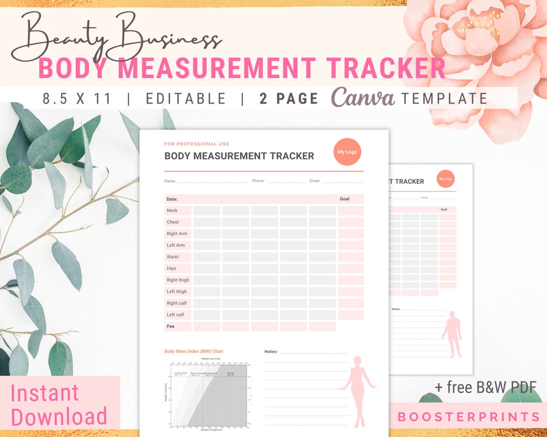 Body Measurement Tracker Cavitation Body Sculpting Body Contouring Inch ...