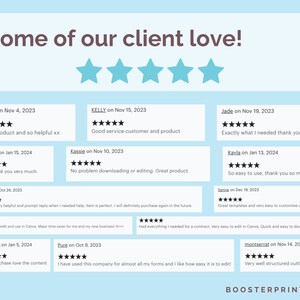 Booster Prints Client love