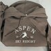 Aspen Ski Resort embroidered Hoodie, ski lover's design, Resort, Aspen Resort; Aspen Hoodies 