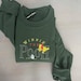 Winnie the Pooh Embroidered sweatshirt; Winnie the Pooh crewneck 