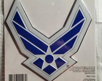 USAF Sticker Decal Metal