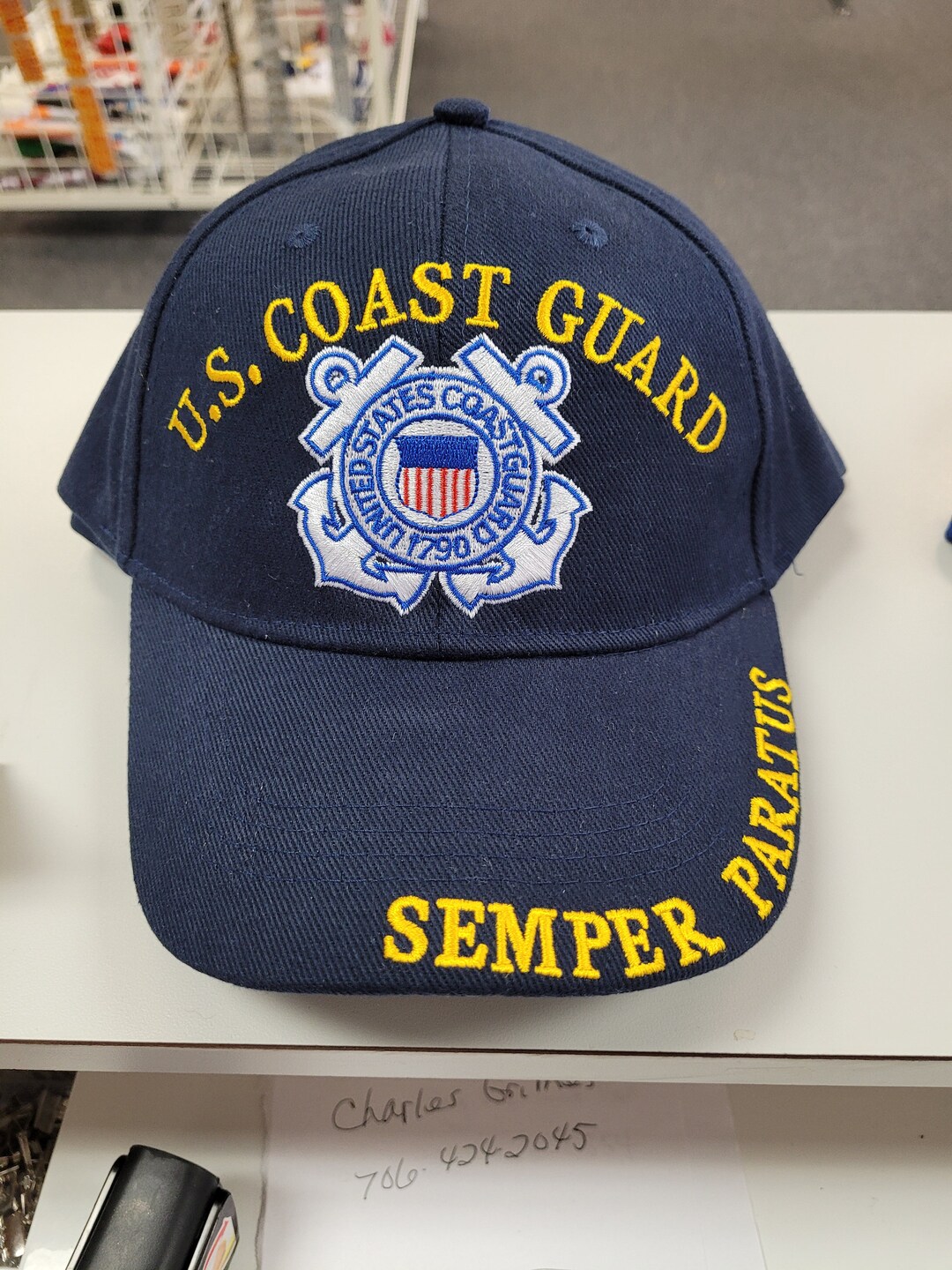 U.S. Coast Guard Ball Cap Etsy
