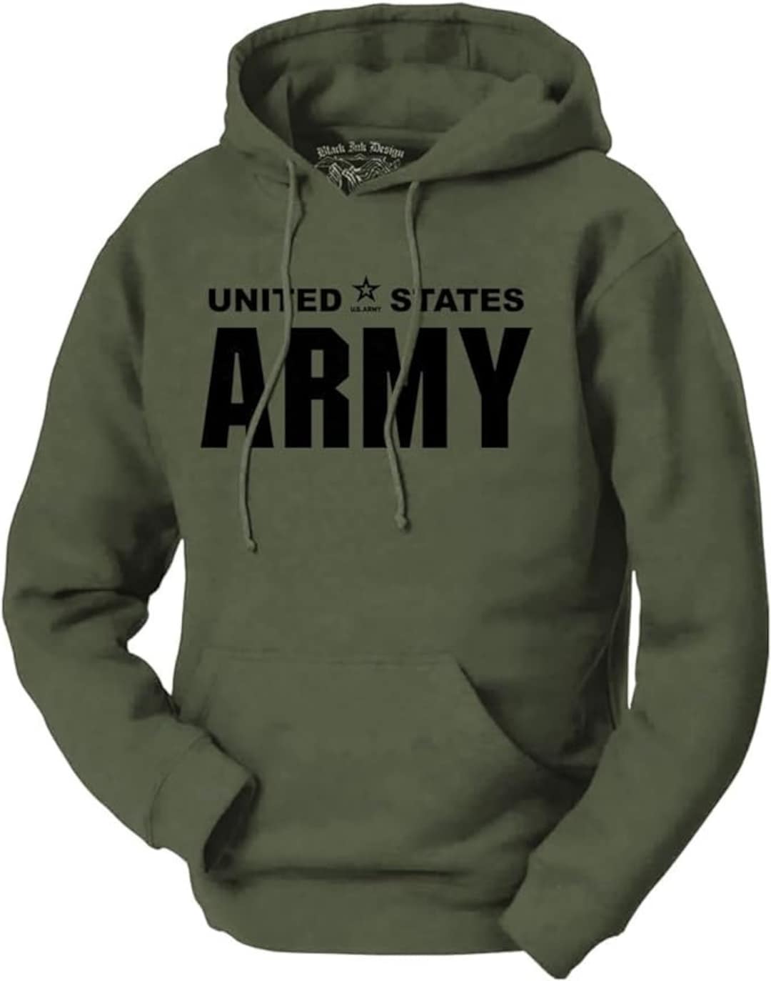 US Army Basic Hoodie, OD Green - Etsy