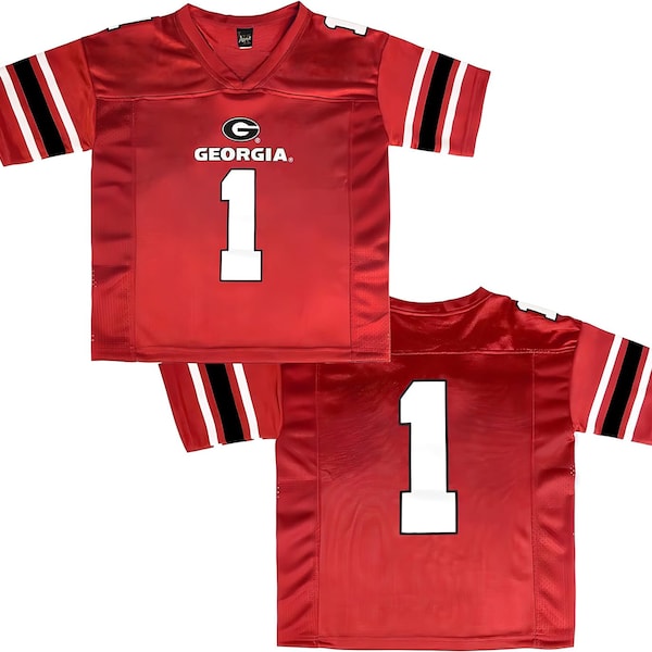 Georgia Bulldogs, Toddler Football Jersey - 2T, 3T, 4T