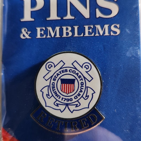 U.S. Coast Guard Retired Pin