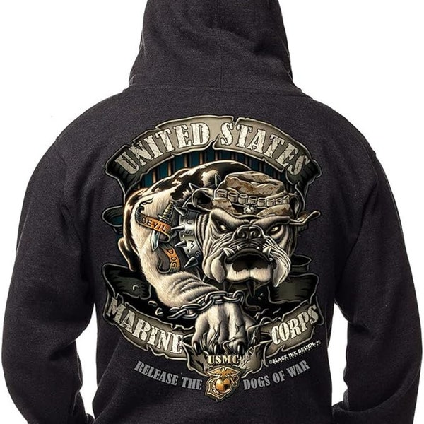 USMC Hoodie - Veröffentlichung des Hundes Hoodie