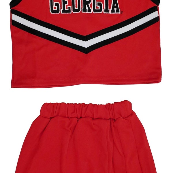 Georgia Bulldogs Youth 2-piece Cheer Dress