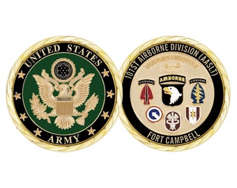 Army 101st Airborne Division Challenge Coin