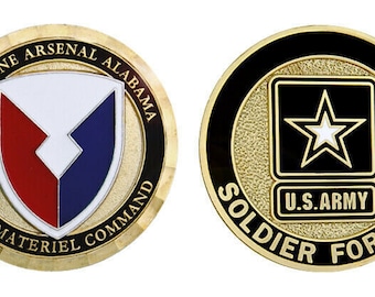 Redstone Arsenal Material Command Challenge Coin