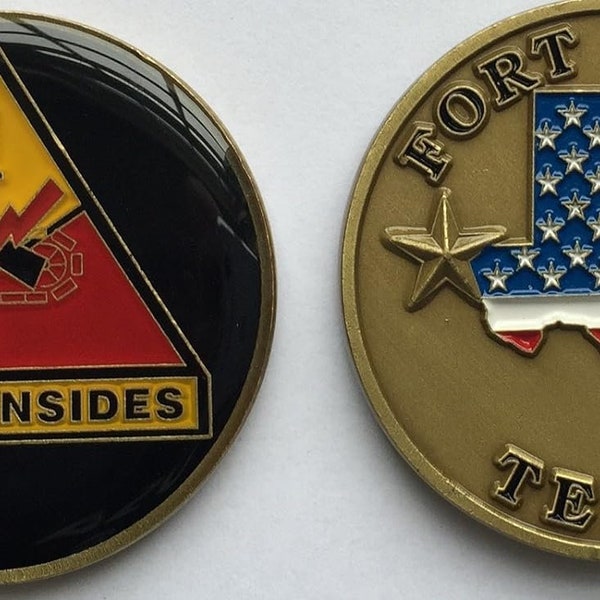 Fort Bliss - 1st Armored Division Challenge Coin