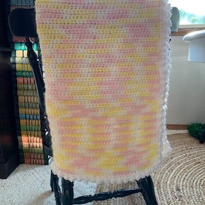 Handmade Crochet Baby Girl Blanket