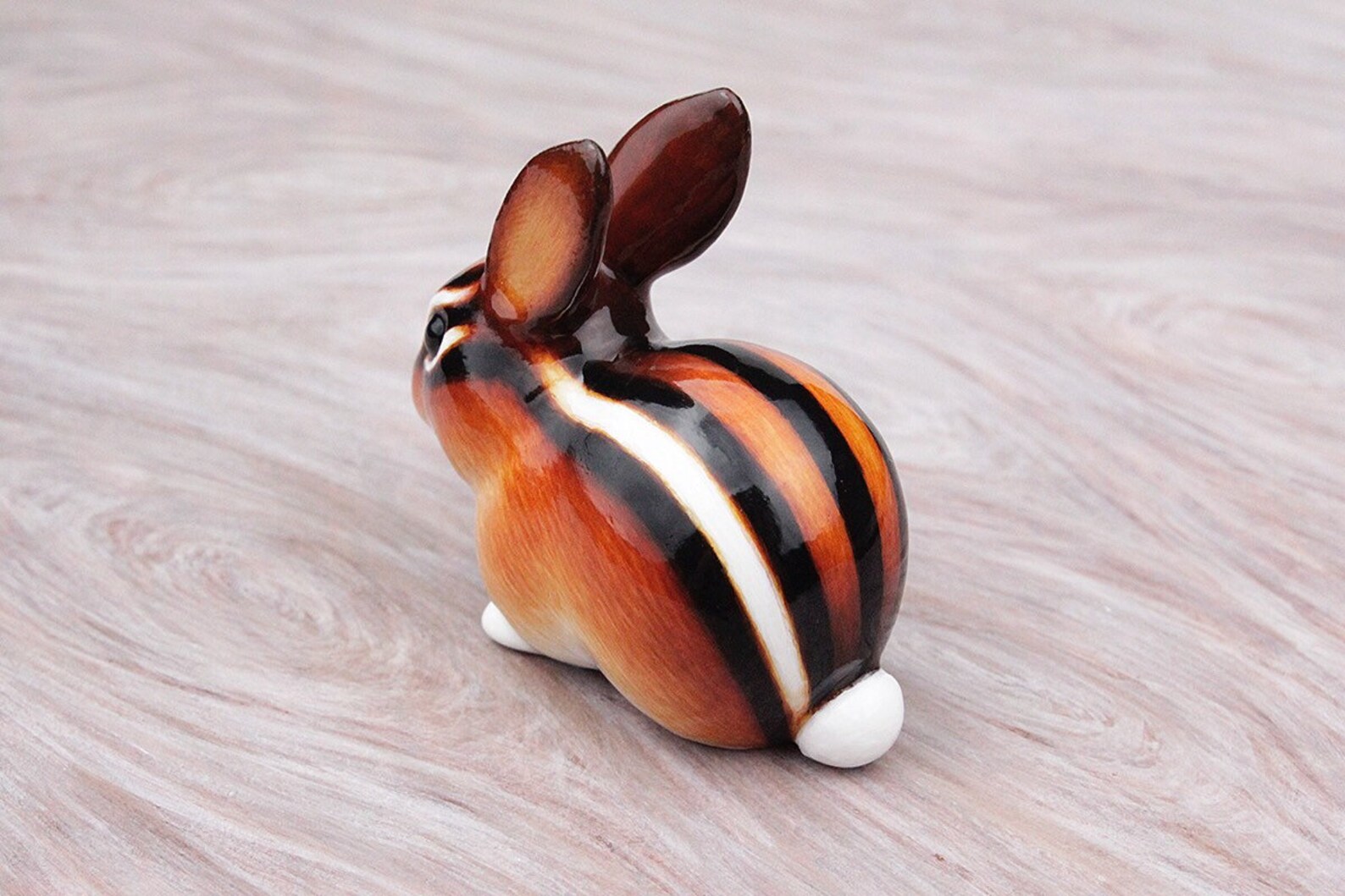 Chipmonk Rabbit Mix Chipmunk Rabbit - Handmade Animal Figurine - Etsy