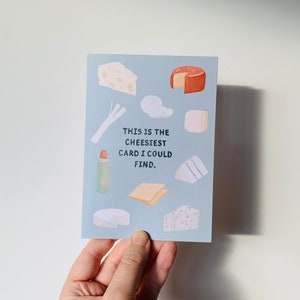 Grusskarte // Das ist die kitschigste Karte, die ich finden konnte // Innen leer, mit Umschlag, Geburtstag, witzig, Food Puns