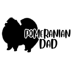 Pomeranian Dad Svg Plotterdateien