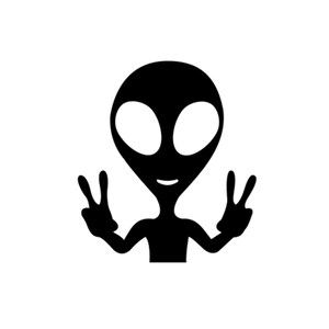 archivos de corte svg alienígenas