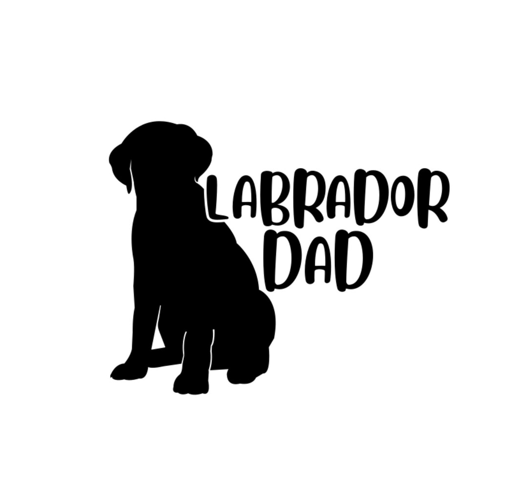Labrador Dad Svg Cut Files - Etsy
