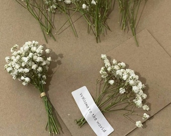 10 mini ramos de flores blancas secas, decoración floral blanca para mesa, flores para boda, suministros para manualidades blancas, ramo de flores blancas, flores secas a granel