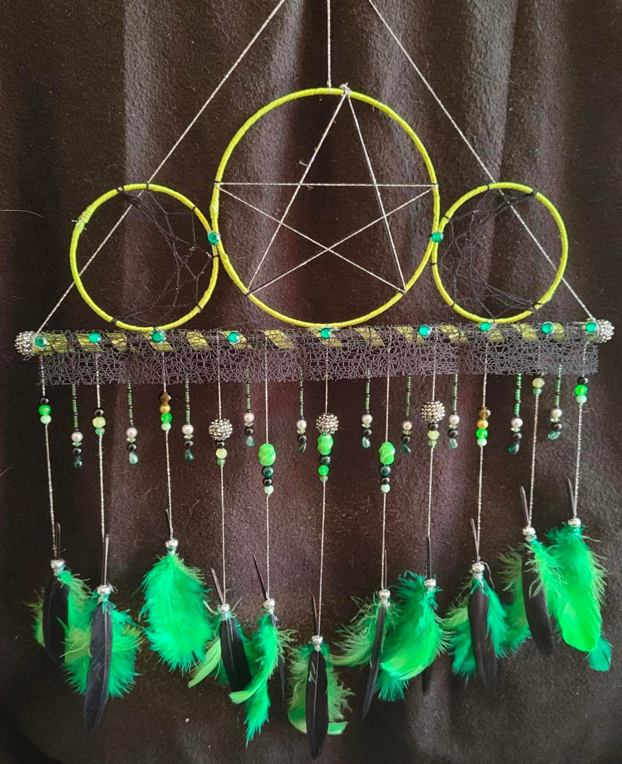 Attrape Rêves Lunaire , Attrape Witch Moon Dreamcatcher