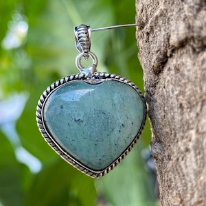 Turquoise Heart Pendant-925 Sterling Silver Pendant, Blue Turquoise Heart, Beautiful Pendant, Natural Gemstone, Necklace, Love, Gift for her