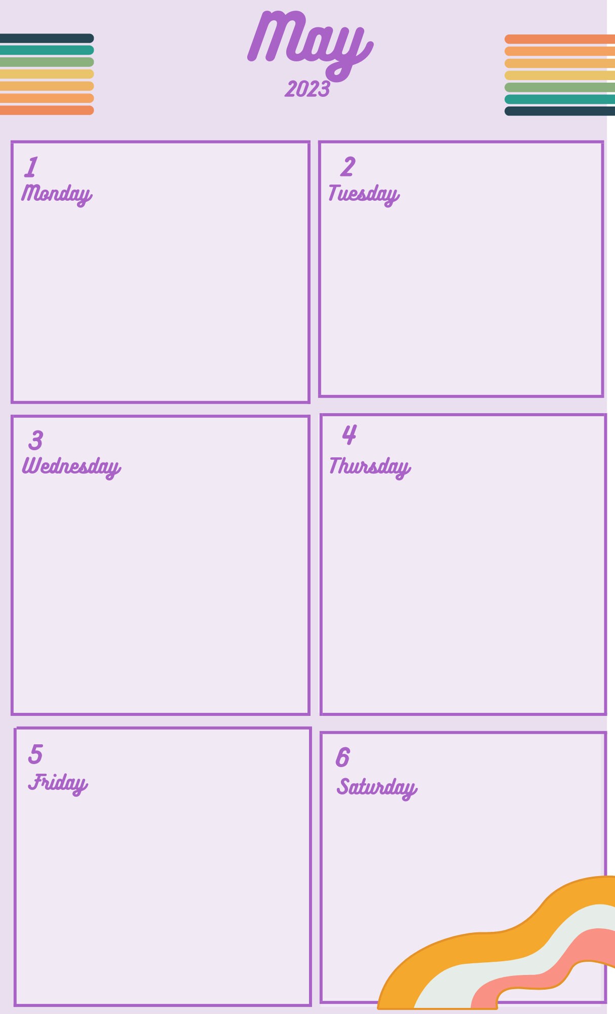 retro-purple-weekly-calendar-may-2023-digital-download-etsy