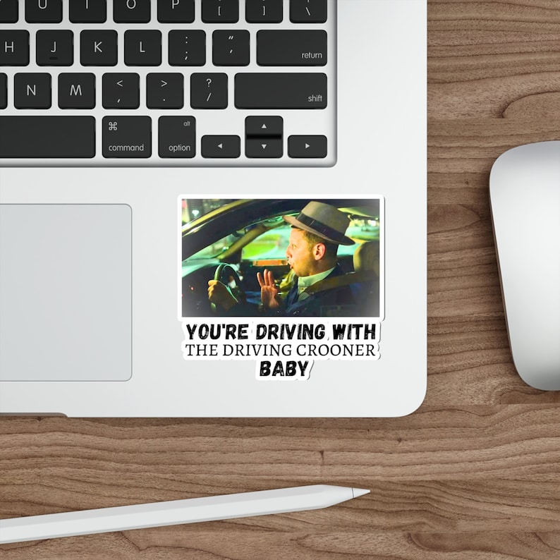 Tim Robinson Sticker, Driving Crooner Sticker, I Think You Should Leave(06)
