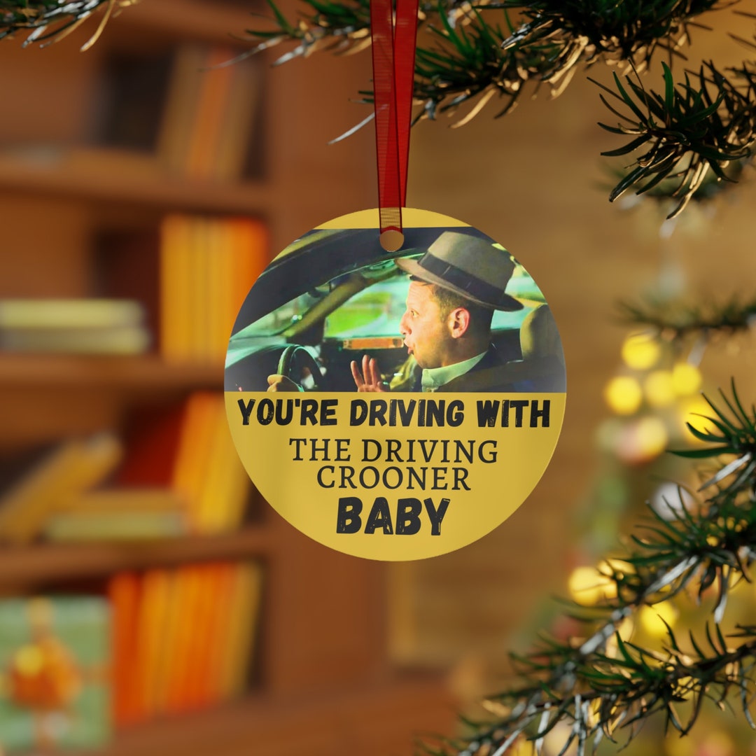 Tim Robinson Ornament, Driving Crooner Ornament, I Think You Should(03)