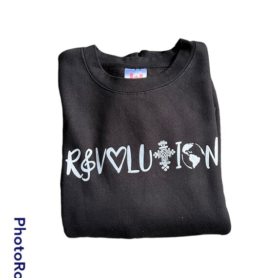 Revolution black sweatshirt-Oversized- Crewneck S… - image 4
