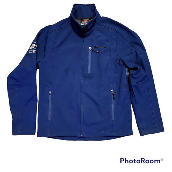 Karbon Navy Blue Softshell Jacket mid Weight Full zip Mens Jacket fleece Jacket Windbreaker karbon Printed Windproof Jacket size Small Etsy Canada