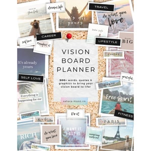 Vision Board Printables Vision Board Planner Vision Board - Etsy UK
