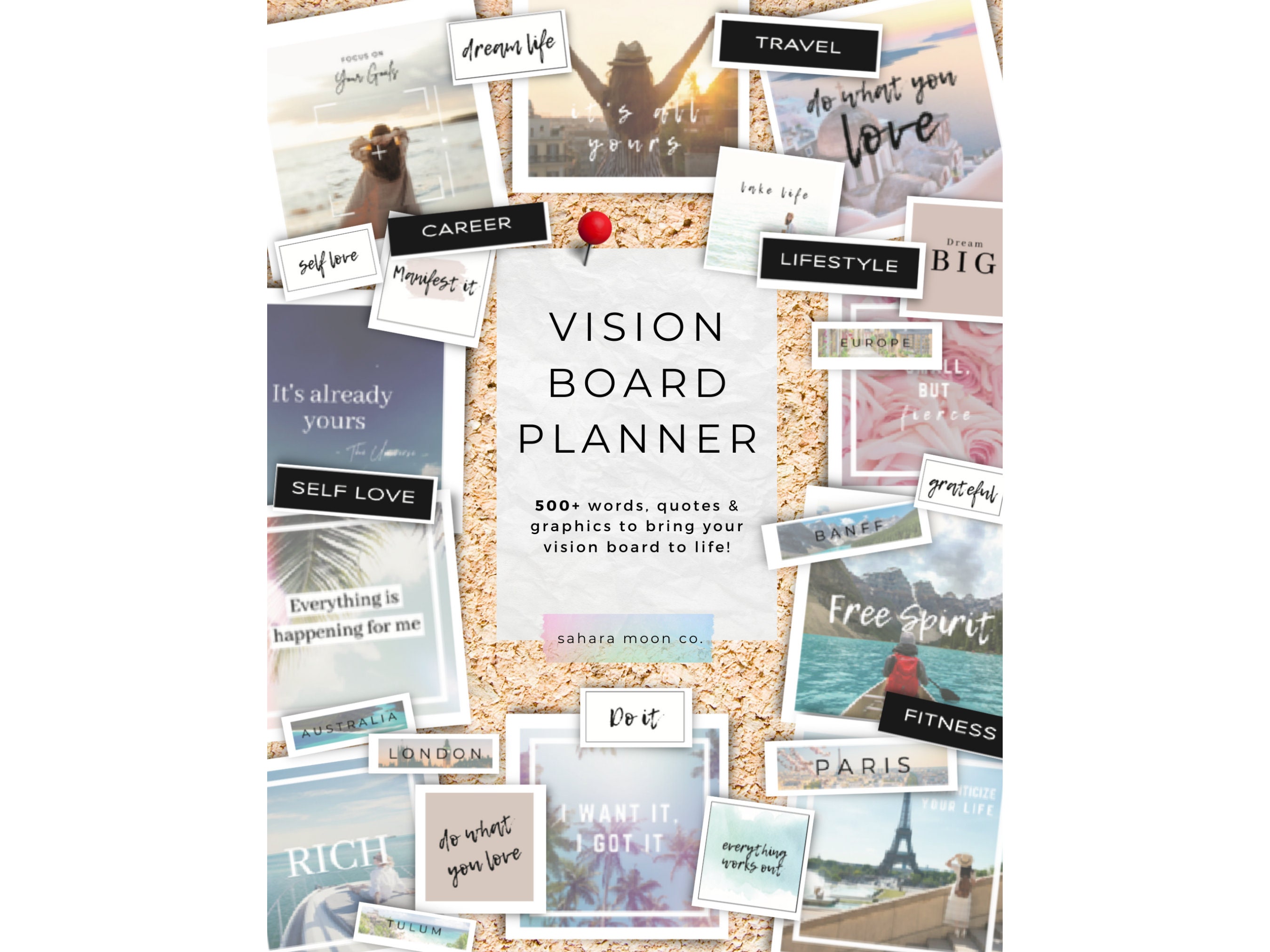 44 Beautiful & Inspiring Vision Board Printables for 2023 (Free)  Vision  board printables, Vision board planner, Free vision board