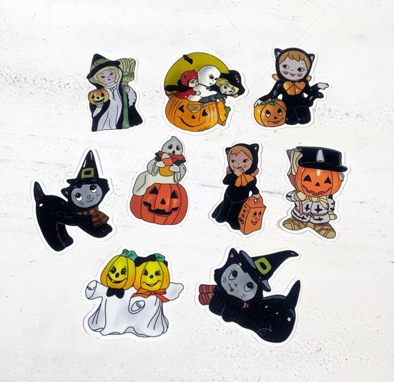 Kitsch Halloween Sticker Pack Kitsch Sticker Pack Halloween Etsy