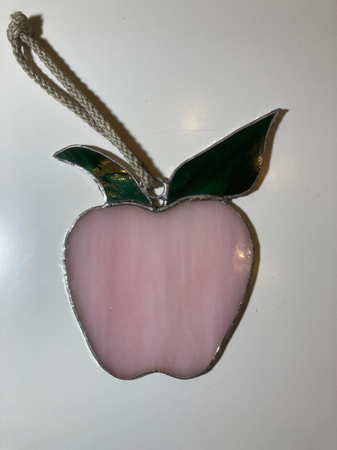 Stained Glass Apple. Suncatcher Etsy