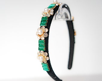 Rhinestone Headband for Stunning Bridal Hair Jewelry