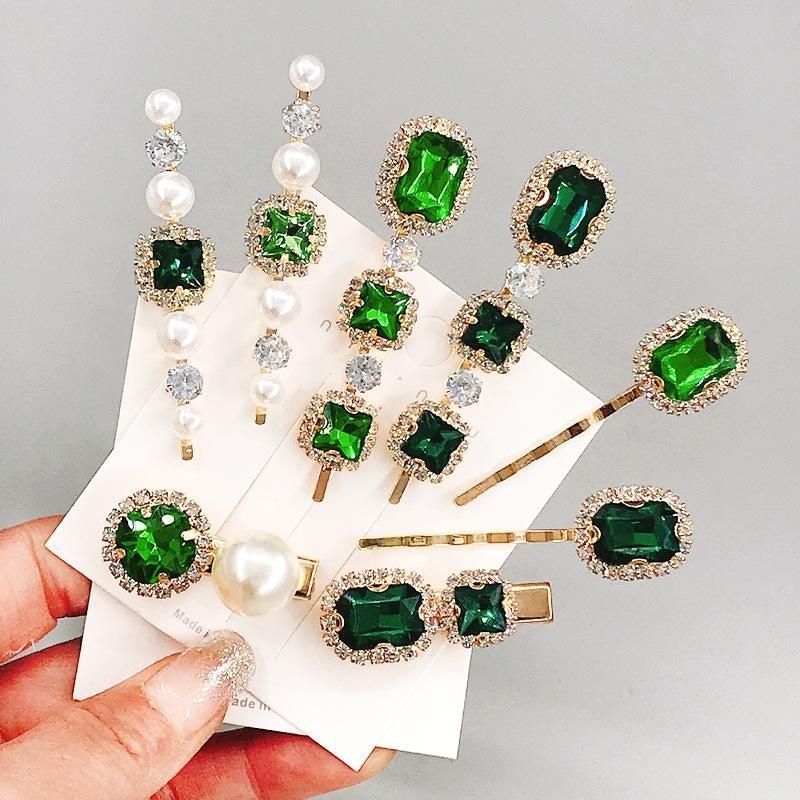 Woman hand made hair jewelry pin