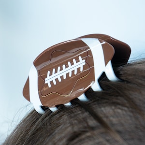 Sporty Hair Claws Clips | Football & Basketball Themes