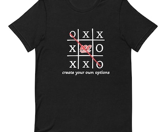 Tic Tac Toe Options - Short-Sleeve Unisex T-Shirt