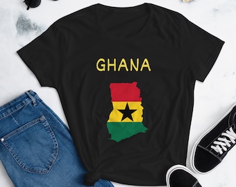 Ghana Flag - Women's short sleeve t-shirt