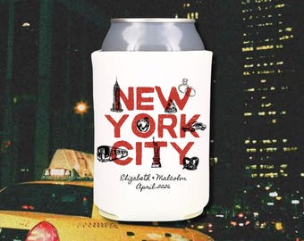 NYC Bachelorette Can Cooler: New York City Party Favors