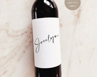 Custom Wine Label, Pairs Well With, Custom Wine Label Gift, Wine Label, Custom Liquor Label, House Warming Gift, Engagement Gift, Holiday