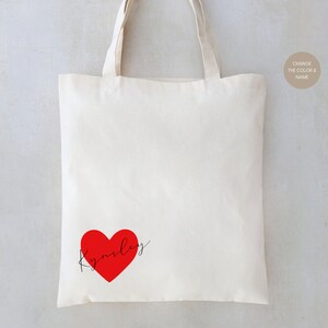 Personalized Galentines Tote Bag: Custom Party Favor