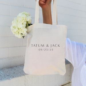 Wedding Tote Bags - Personalized Wedding Totes - Wedding Guest Favors - DIY Wedding Favors - Personalized Tote Bags - Wedding Favors