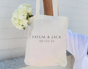 Wedding Tote Bags - Personalized Wedding Totes - Wedding Guest Favors - DIY Wedding Favors - Personalized Tote Bags - Wedding Favors