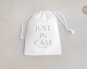 Personalized Hangover Kit Bag: Bachelorette Party Favor