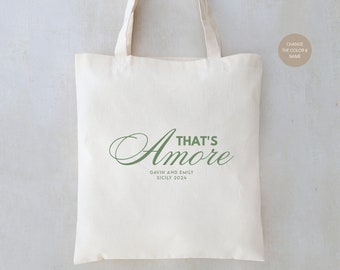 That's Amore - Italy Welcome Bag - Italy Wedding Favor - Wedding Welcome Bag - Italy Wedding Decor - Italian Wedding - Italian Wedding Favor