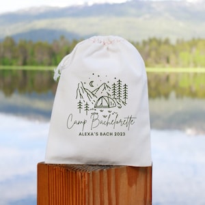 Camp Bachelorette - Camp Bachelorette Bag - Mountain Bachelorette Favors - Camp Bachelorette Bags - Hangover Kit Bags - Survival Kit Bag