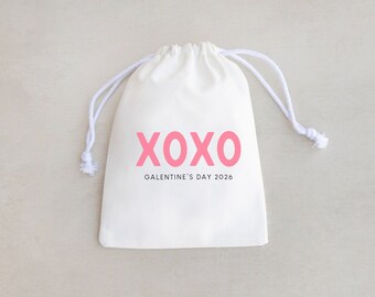 XOXO Galentines Day Favor Bag - Custom Valentines Gift