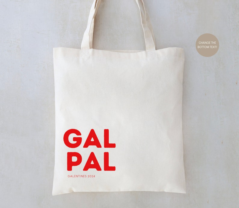 Galentines Tote Bag Galentines Day Party Favors Galentines Party Valentines Party Favor Valentines Gift Bag Galentines 2024 image 2