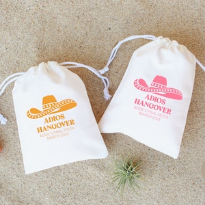 Adios Hangover - Adios Hangover Kit - Mexico Hangover Kit - Mexico Bachelorette - Adios Hangover Bag - Cabo Bachelorette - Hangover Kit
