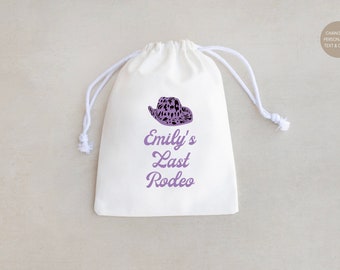 Last Rodeo Bachelorette Hangover Kit Bag: Cowgirl Party Favors